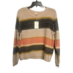 Skys Are Blue Striped Sweater